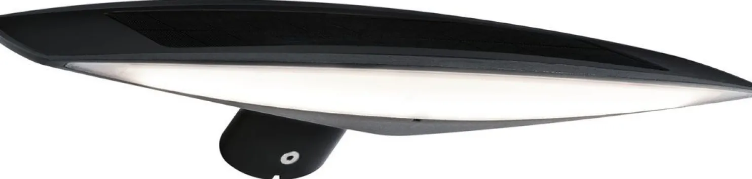 LED-ulkoseinävalaisin aurinkokennolla Paulmann Kiran, 30cm, IP44, 3000K, liiketunnistin, antrasiitti