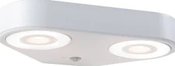 LED-ulkoseinävalaisin Paulmann Silma 2-osainen 280x176mm 3000K 2x5.5/2x0.7W 2x600lm hämäräohjattu liiketunnistin IR
