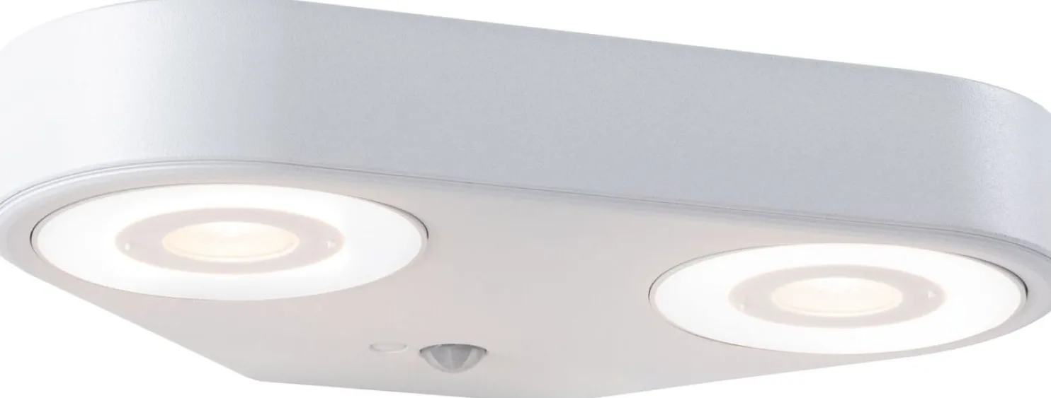 LED-ulkoseinävalaisin Paulmann Silma 2-osainen 280x176mm 3000K 2x5.5/2x0.7W 2x600lm hämäräohjattu liiketunnistin IR