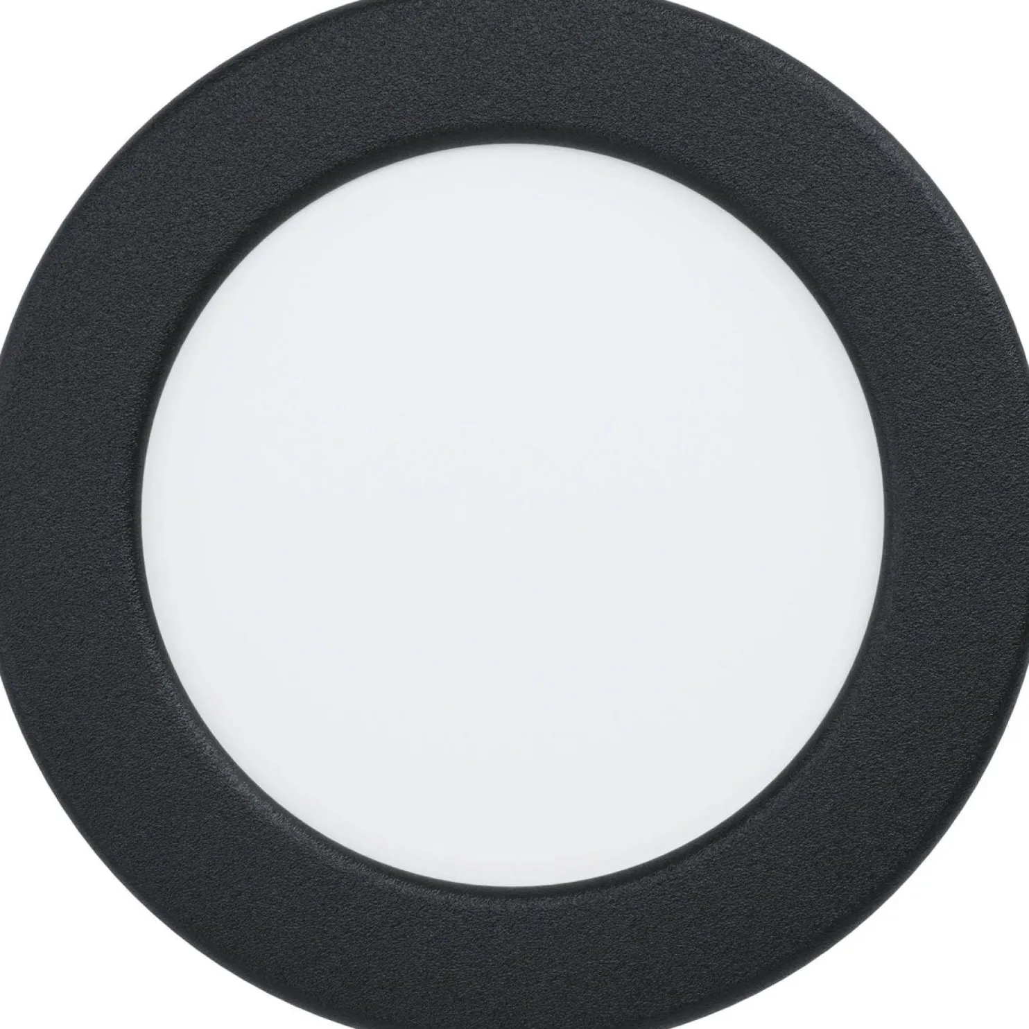 LED-Upotettava plafondi Eglo Fueva 5 4000K musta pyöreä eri kokoja