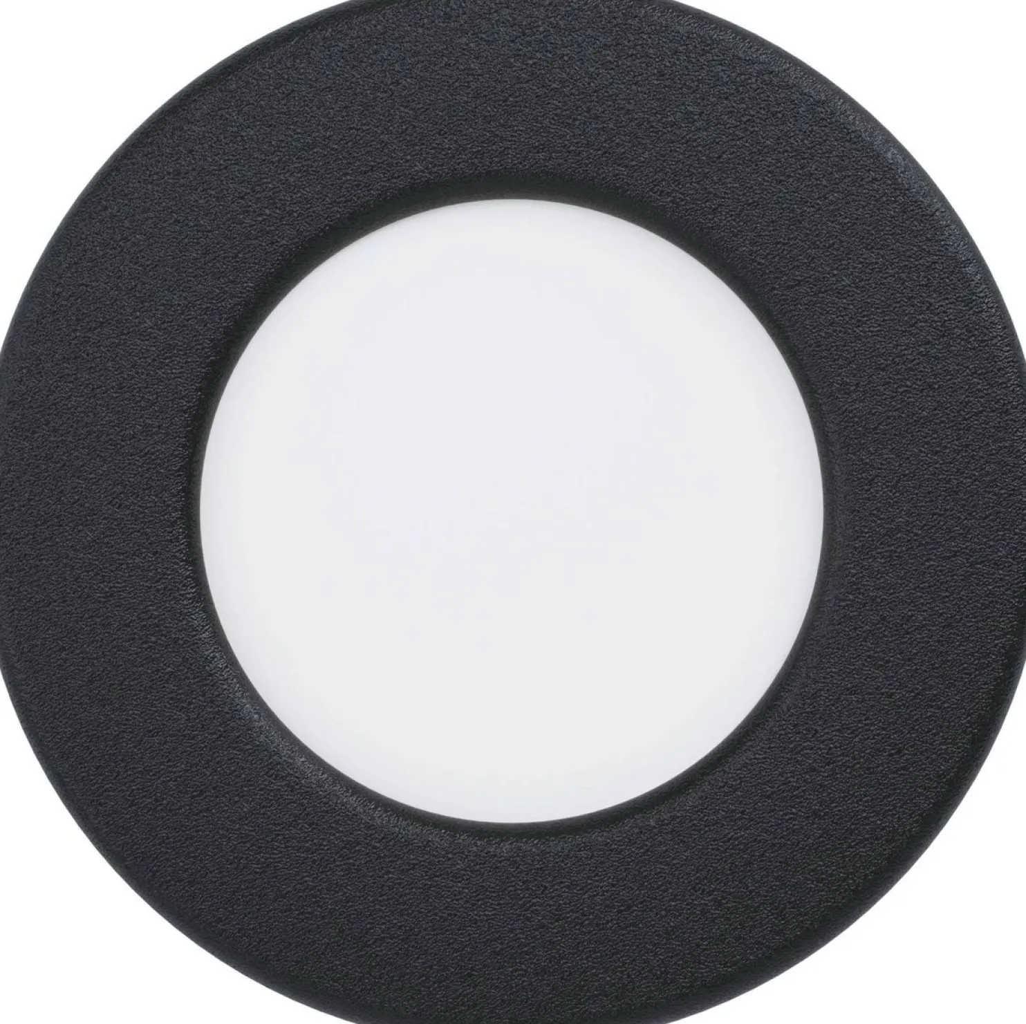 LED-Upotettava plafondi Eglo Fueva 5 4000K musta pyöreä eri kokoja