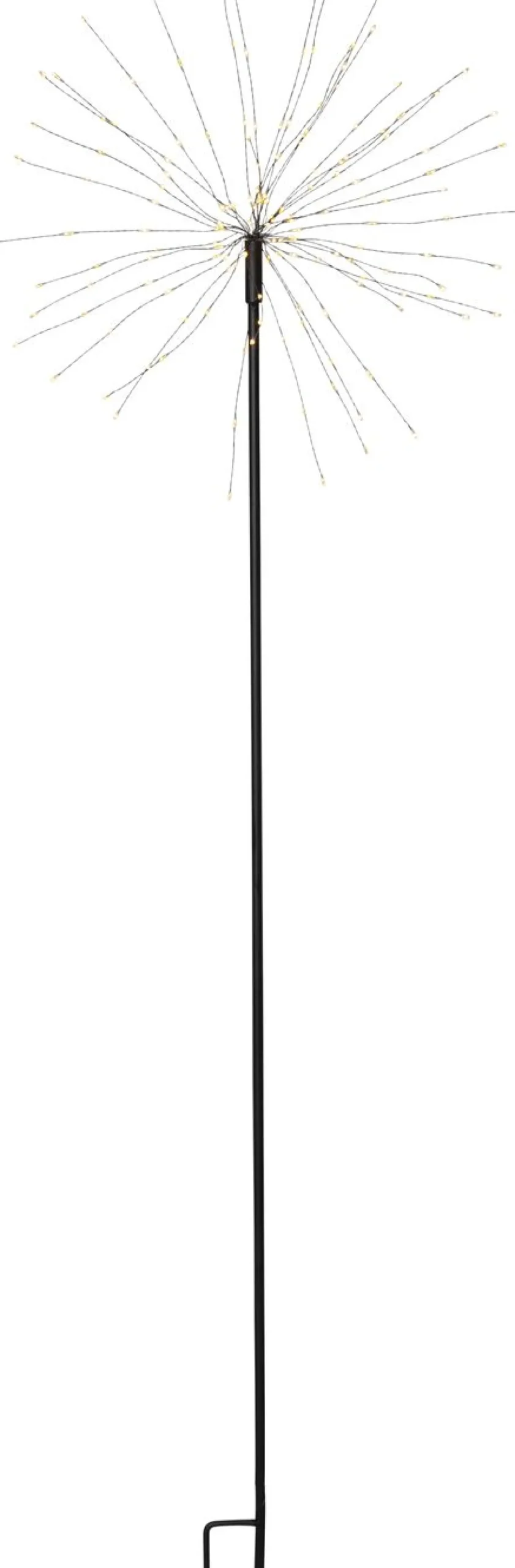 LED-valokoriste Star Trading Firework Outdoor, 110cm, musta