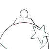 LED-valokoriste Star Trading X-Mas Bulb, moniväri