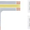 LED-valonauha Paulmann MaxLED 1000 Full-Line COB, kulmaosa, 0.7W, 2000lm/m, säädettävä värilämpötila