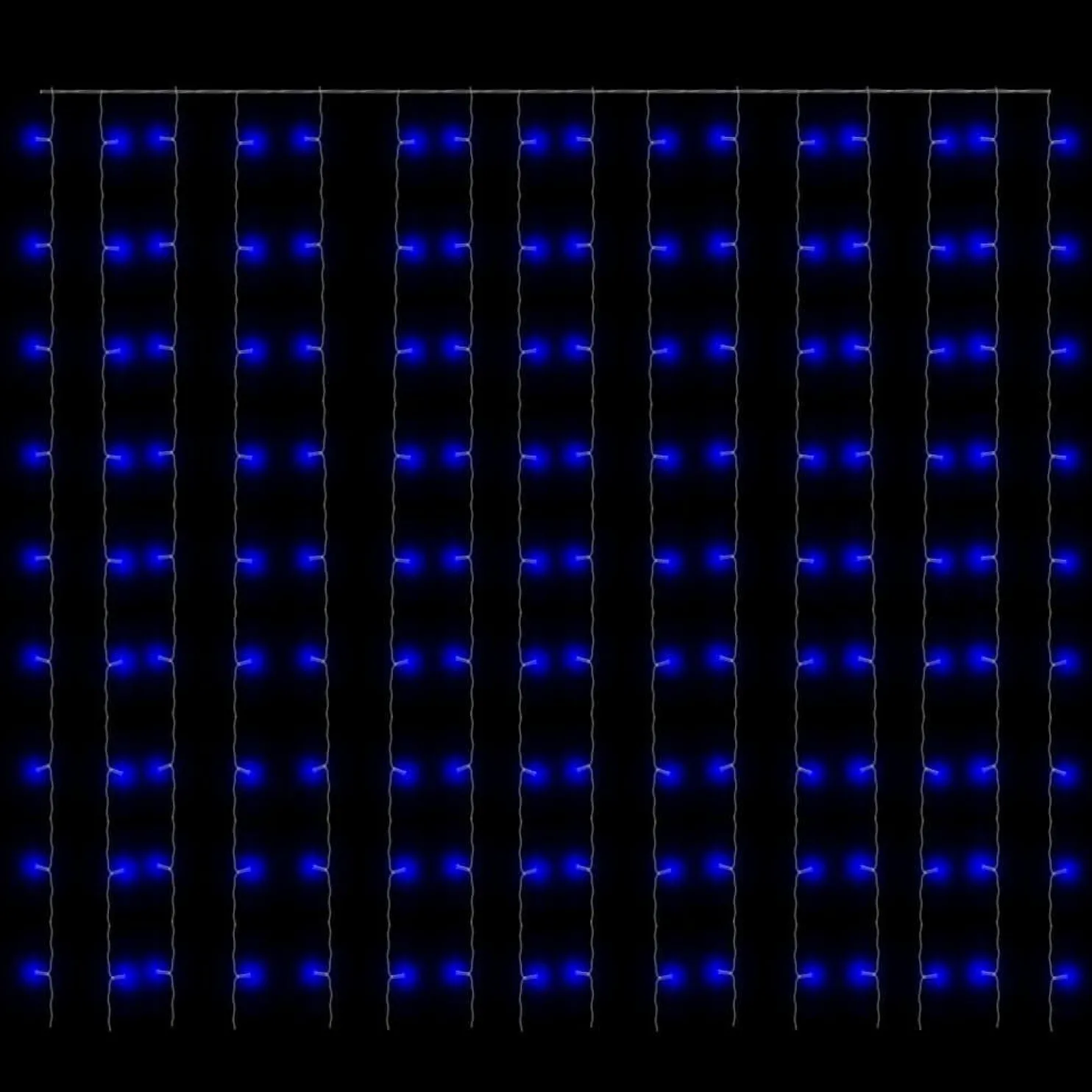 LED-valonauhaverho keijuvalot 3x3 m 300 LEDiä eri värejä