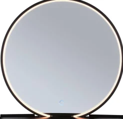 LED-valopeili Paulmann Miro, IP44, 160lm, 10.5W, säädettävä värilämpötila, mattamusta