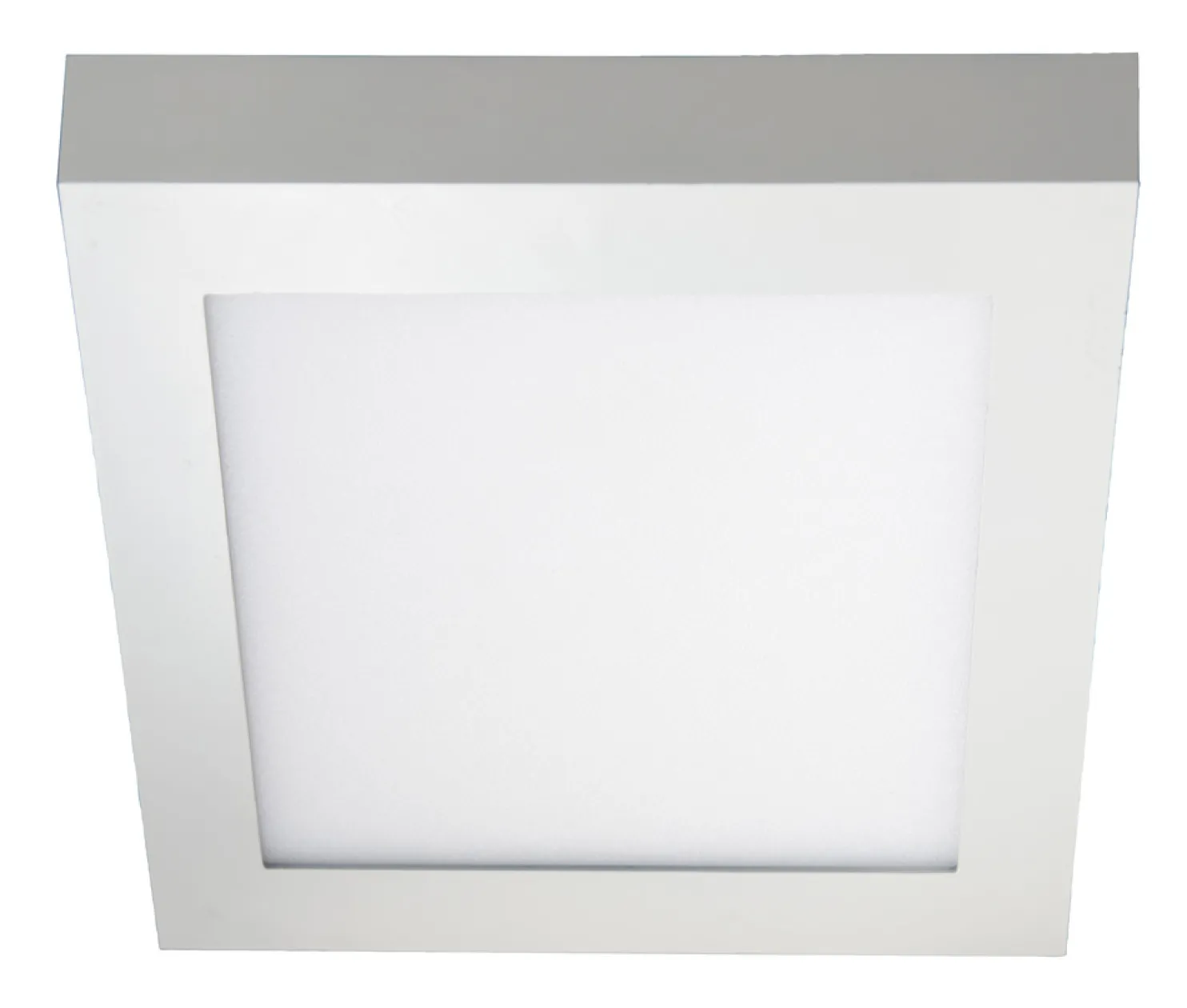LED-yleisvalaisin Airam Kubo II 175, 12W/840, 175x175x38mm, himmennettävä, IP20, valkoinen/opaali
