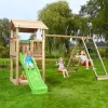 Leikkikeskus Jungle Gym Casa ja Climb Module X'tra sis. liukumäen