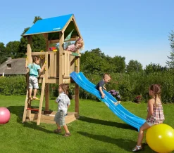 Leikkitorni Jungle Gym Castle sis. liukumäen