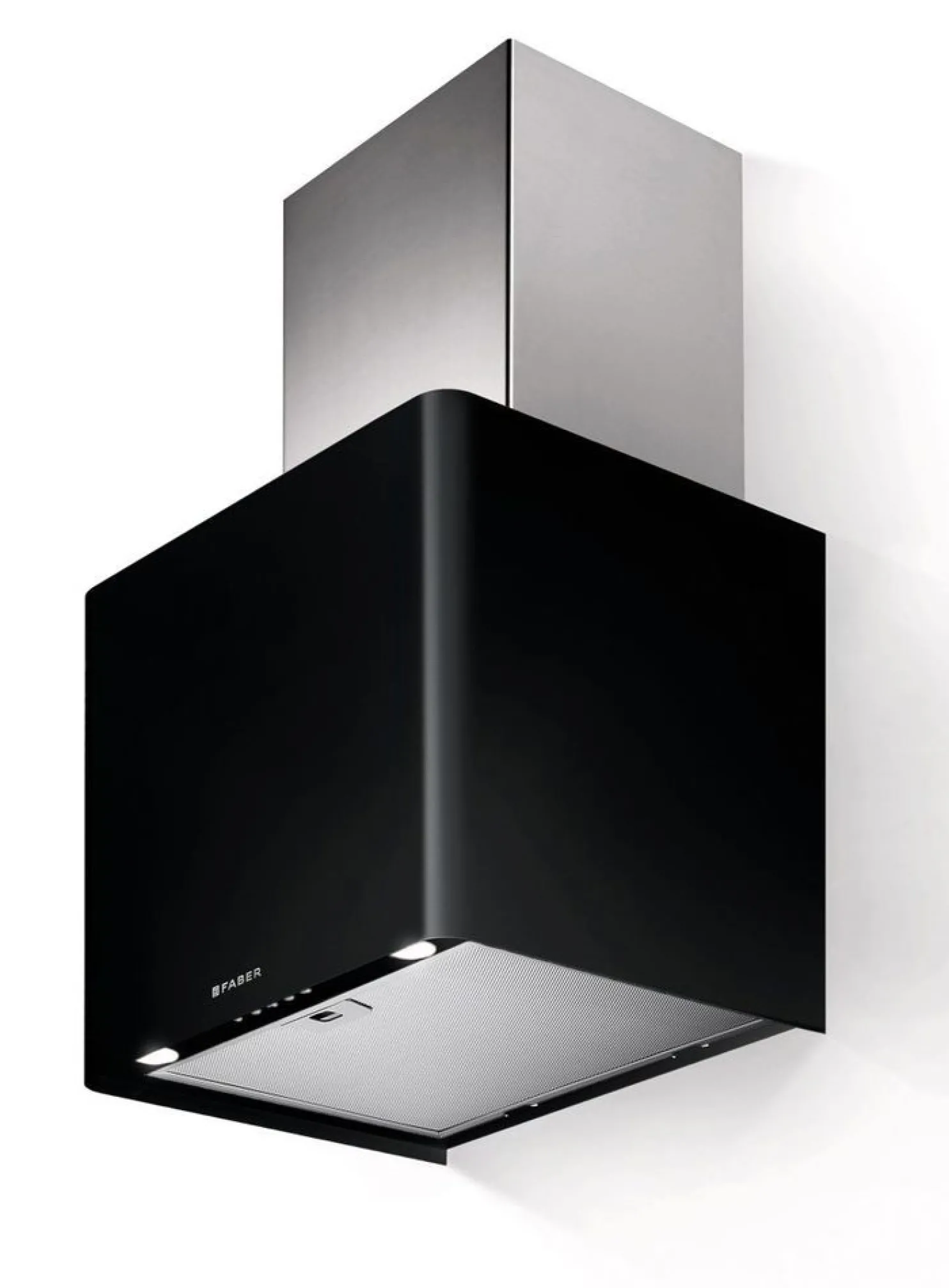 Liesituuletin Faber Lithos EG6 BK 45cm LED musta
