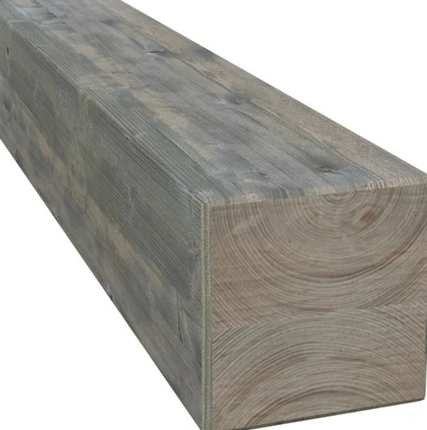 Liimapuutolppa Palmako 90x90x1000 mm painekyllästetty harmaa 5 kpl/pkt