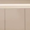 Lipasto Nomla 3D 160 GLOSSA 08, LED-valaistuksella, 83x160cm, beige