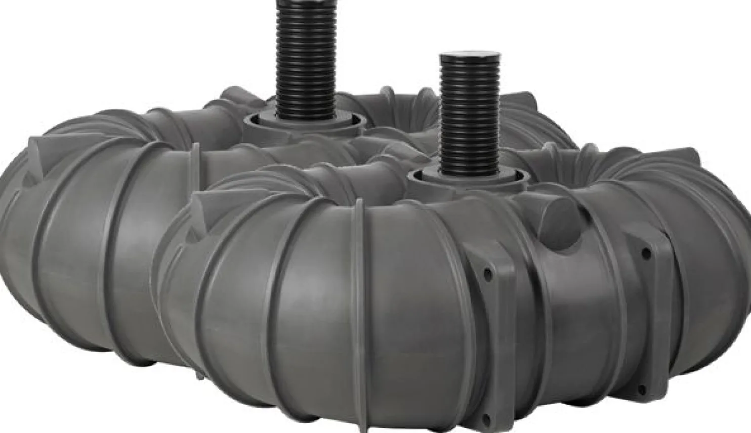 Lokasäiliö Meltex MX-Luja 2 x 5000 l kytkettynä