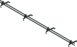 Lumiestepaketti Ruukki, tiilikuvioiduille teräskatoille (Muotokate 350),3m, 2 lumiesteputkea + asennussarja, eri värejä