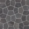 Luonnonkivilaatta Qualitystone Pentagon Grey, 150x100mm