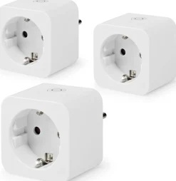 Älypistorasia Nedis SmartLife Wi-Fi WIFIP121FWT3, 3kpl