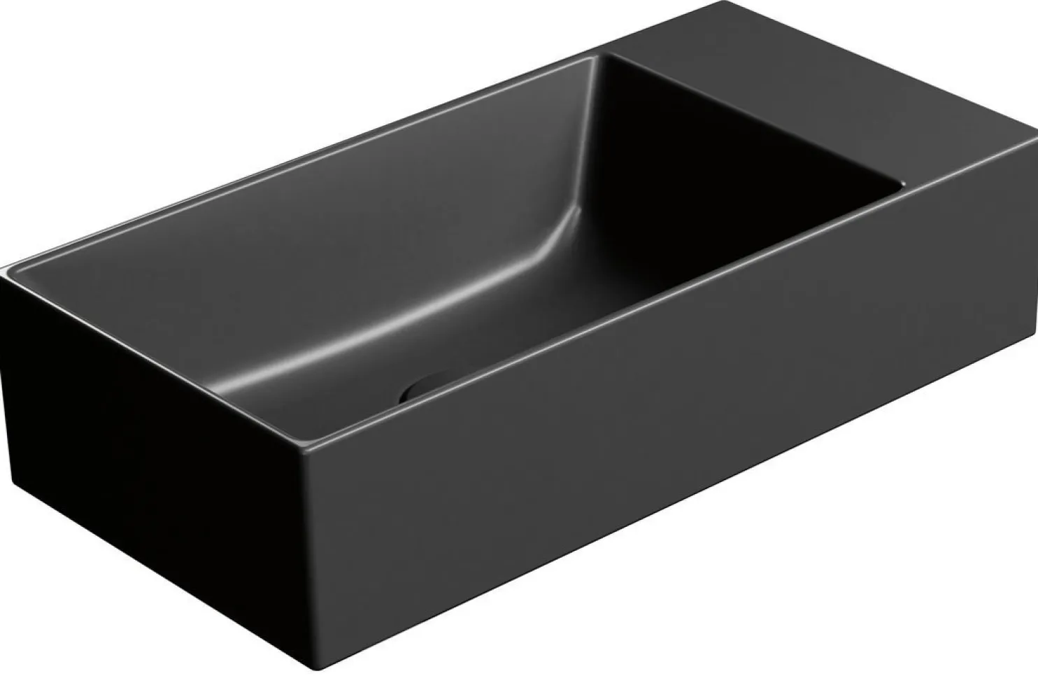 Malja-allas Interia Kube X 50x25cm, ei hanareikää, vasen/oikea