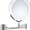 Meikkipeili LED-valolla Beslagsboden Z626, akkukäyttöinen, kromattu rst