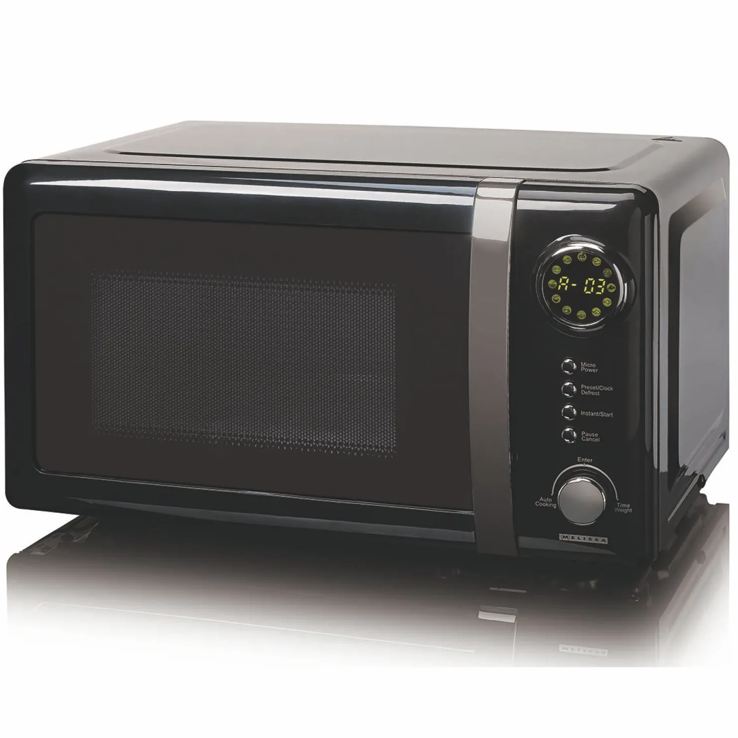 Mikroaaltouuni Melissa, 20l, 700W, musta