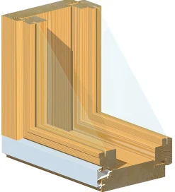Mökki-ikkuna MS-SK-96 leveys 89cm x korkeus 39cm