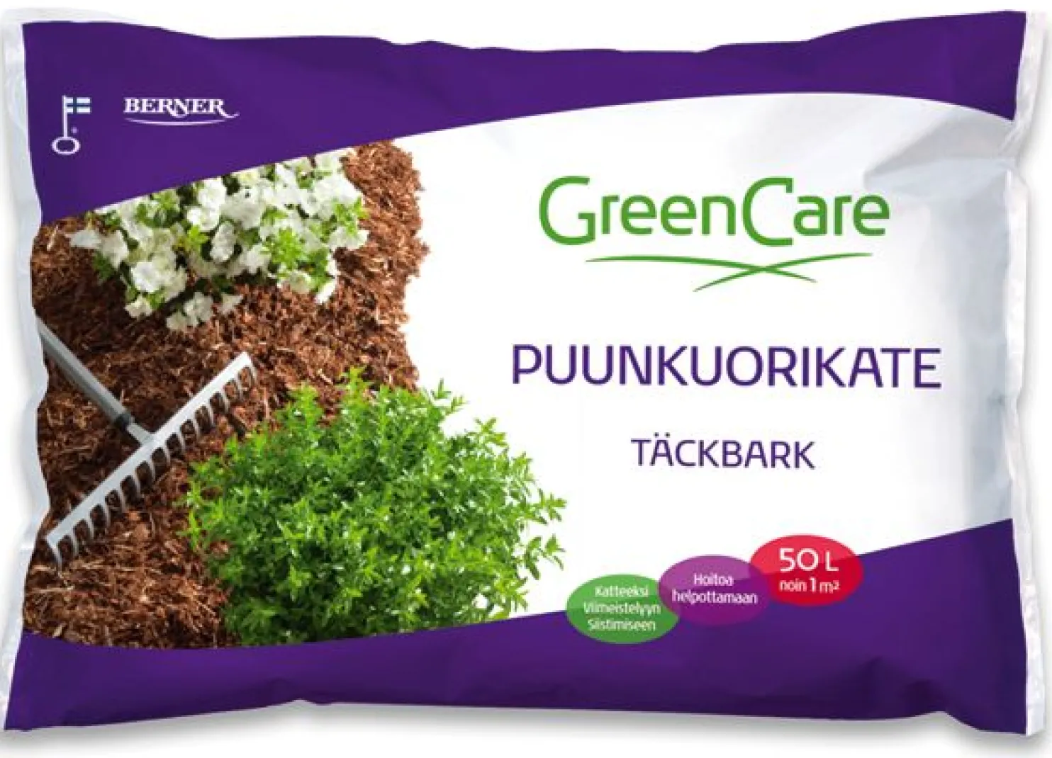 Männynkuorikate GreenCare, 70 säkkiä x 50 litraa/lava, 3500 litraa