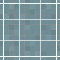 Mosaiikkilaatta Pukkila Mosaico Porcelanico Blue himmeä sileä 25x25 mm