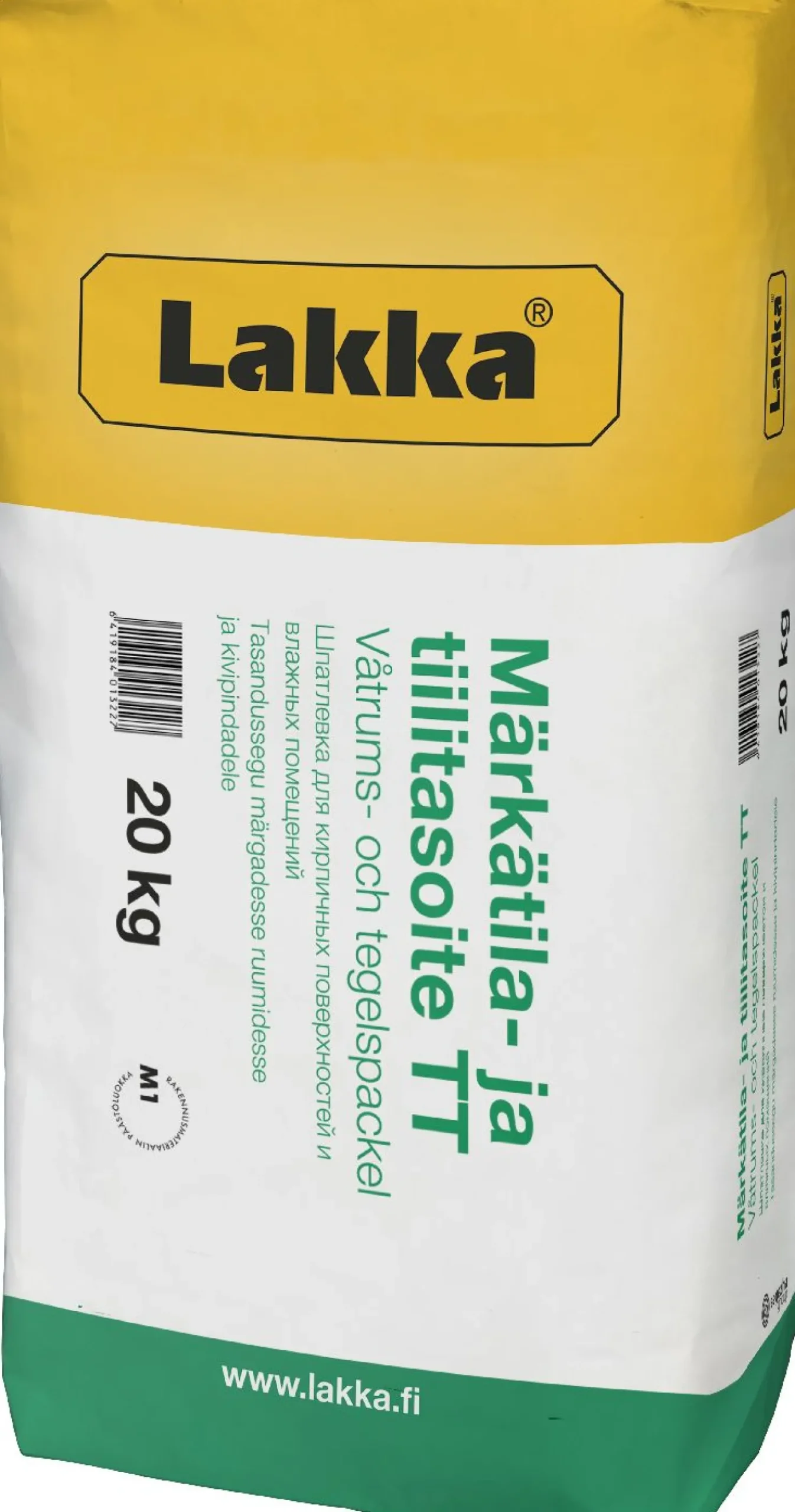 Märkätila- ja tiilitasoite Lakka, TT 20kg
