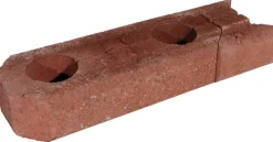 Muurikivi Rudus Aitakivi peruspari 560x200x100 mm sileä punainen