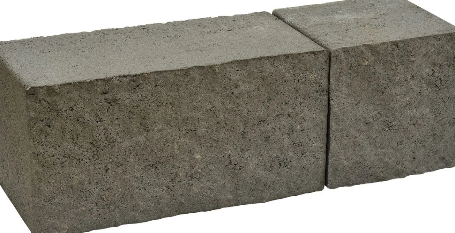 Muurikivi Rudus Antikko 330x165x165 mm profiloitu musta