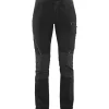 Naisten housut Blåkläder 7122 Stretch musta/keltainen