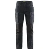 Naisten housut Blåkläder 7159 Stretch denim mariininsininen/musta