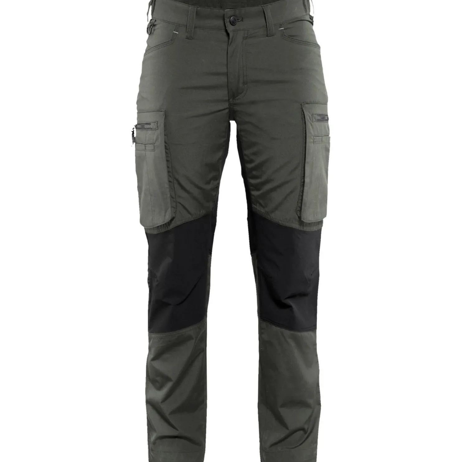 Naisten housut Blåkläder 7159 Stretch army green/musta