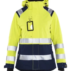 Naisten kuoritakki Blåkläder 4904 Highvis huomiokeltainen/sininen