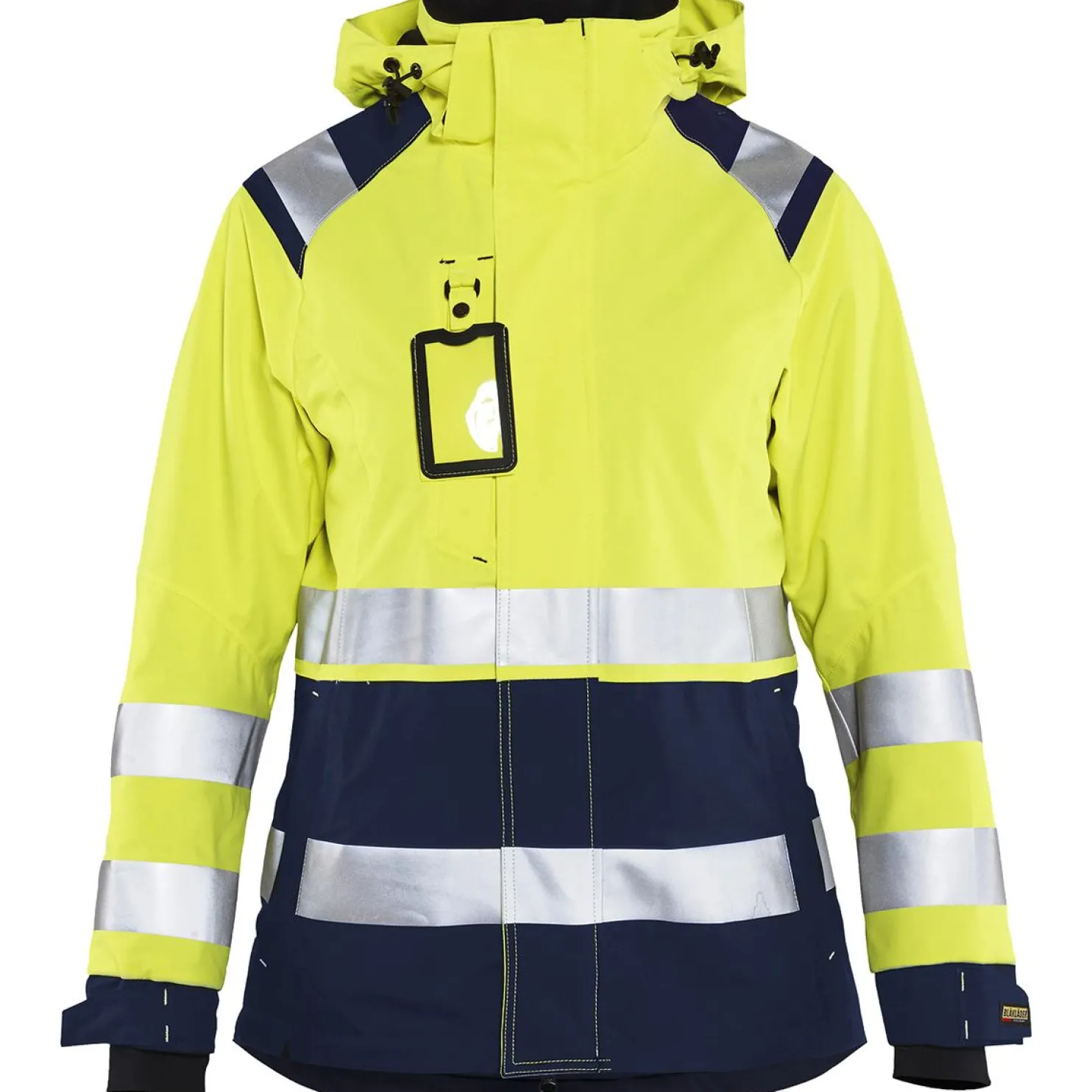 Naisten kuoritakki Blåkläder 4904 Highvis huomiokeltainen/sininen