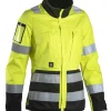 Naisten turvatakki Dimex Turva 6182 keltainen/musta