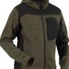 Neulottu softshelltakki Blåkläder 4930 army green/musta