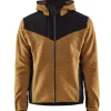 Neulottu softshell-takki Blåkläder 5940 sinapinkeltainen/musta