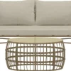 Oleskeluryhmä Venture Home Lipari, 4-istuttava, ruskea/beige