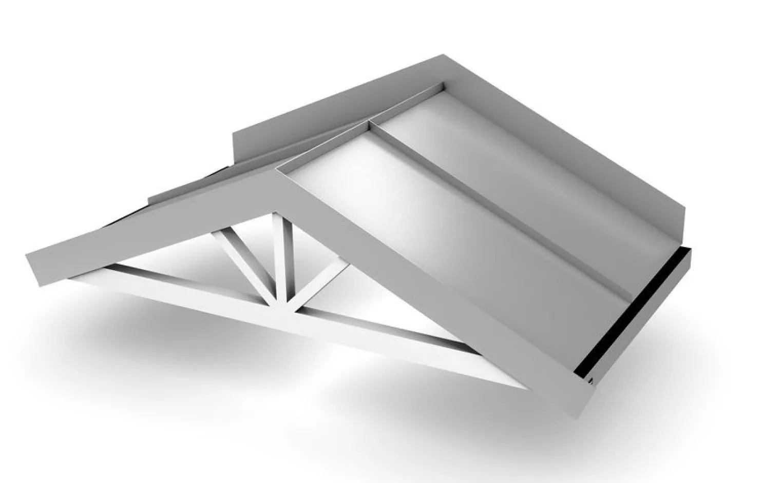 Ovikatos Designtak Open Angled eri kokoja ja eri värejä