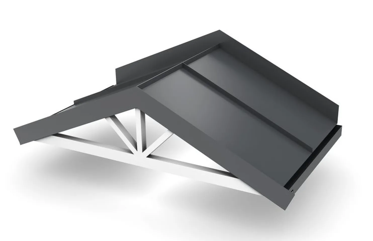 Ovikatos Designtak Open Angled eri kokoja ja eri värejä