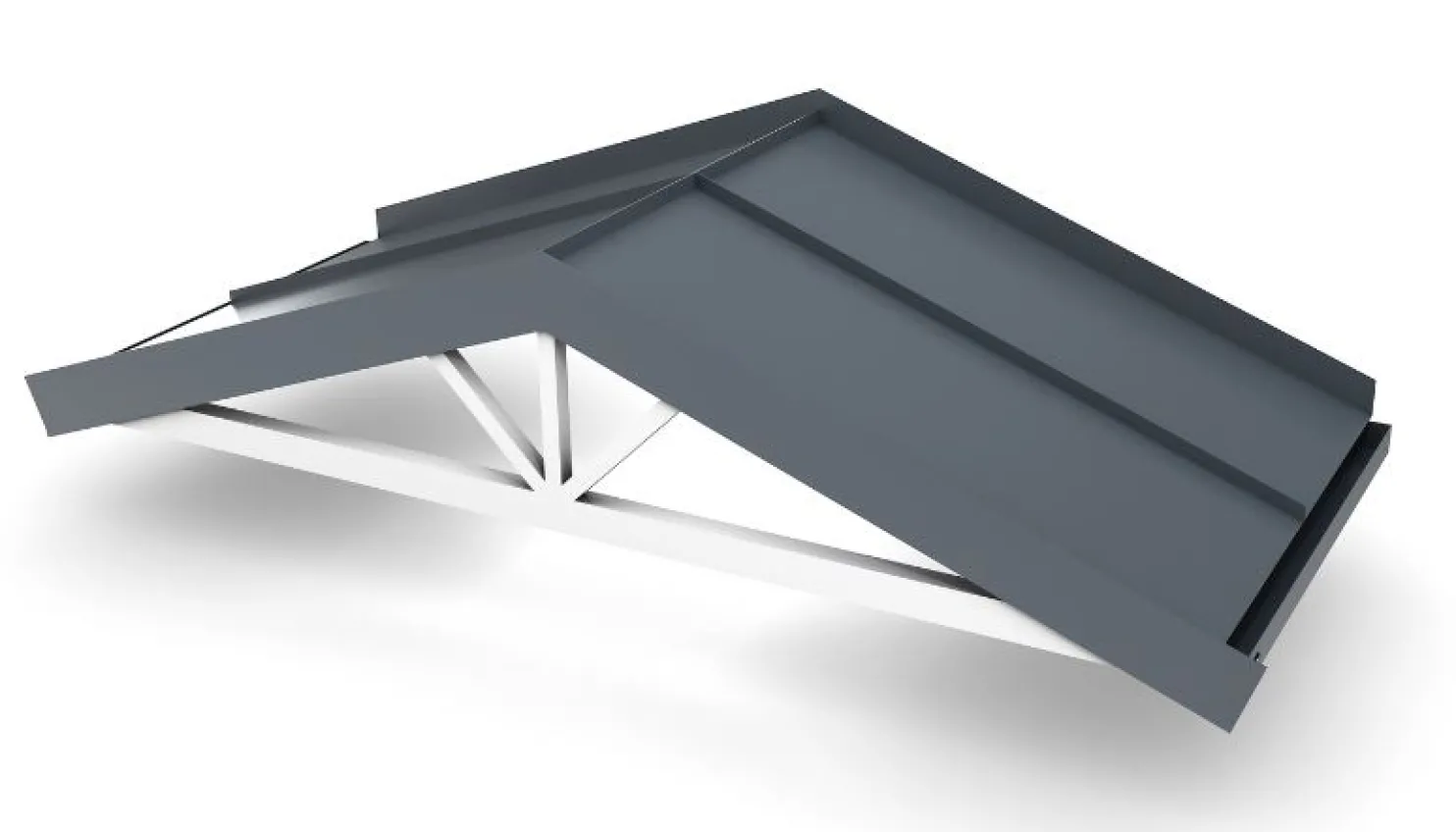 Ovikatos Designtak Open Angled eri kokoja ja eri värejä