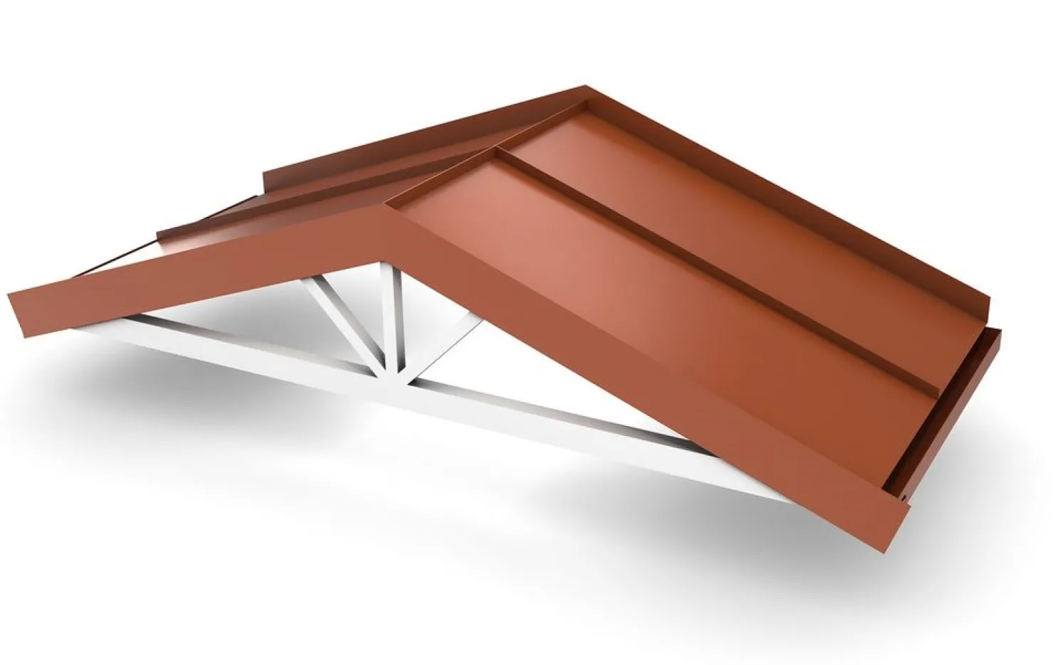 Ovikatos Designtak Open Angled eri kokoja ja eri värejä
