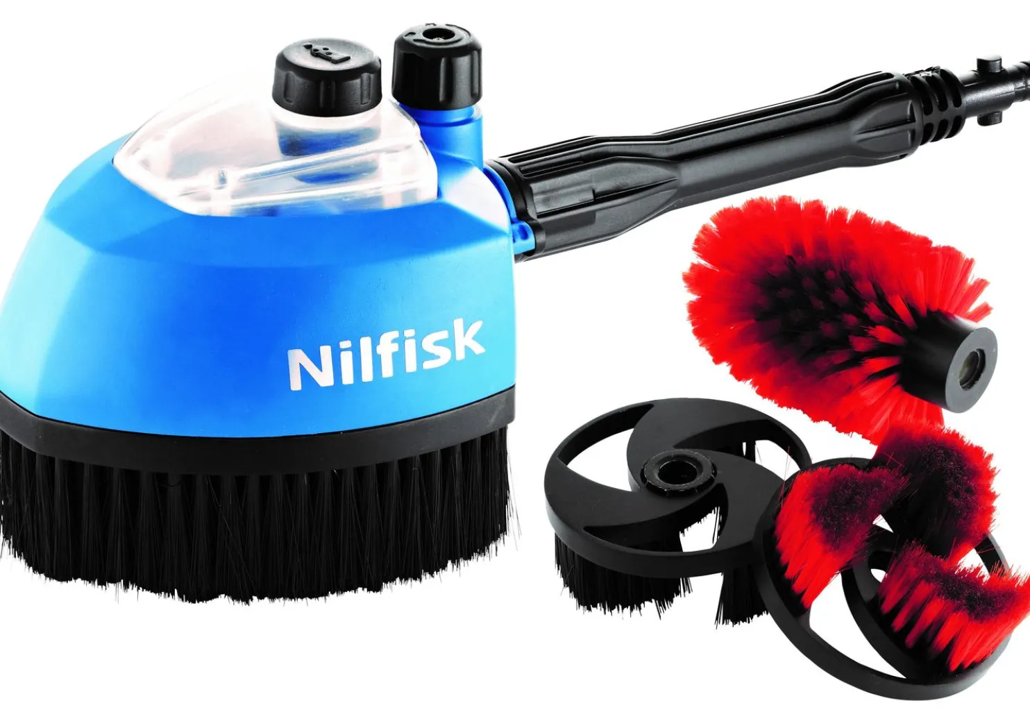 Painepesurin monitoimiharja Nilfisk Multi Brush Kit 3in1 sis. kaikki harjaosat