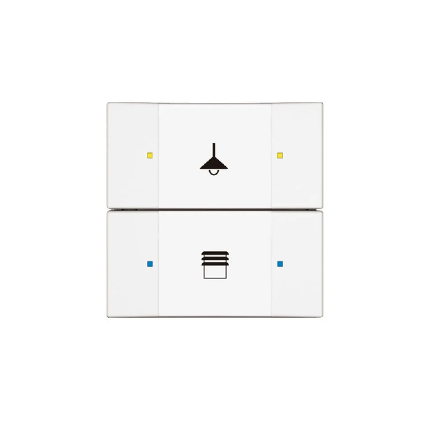 Painike ABB KNX Impressivo - 2 MV T U valkoinen