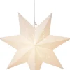 Paperitähti Star Trading Lysa, 43cm, valkoinen