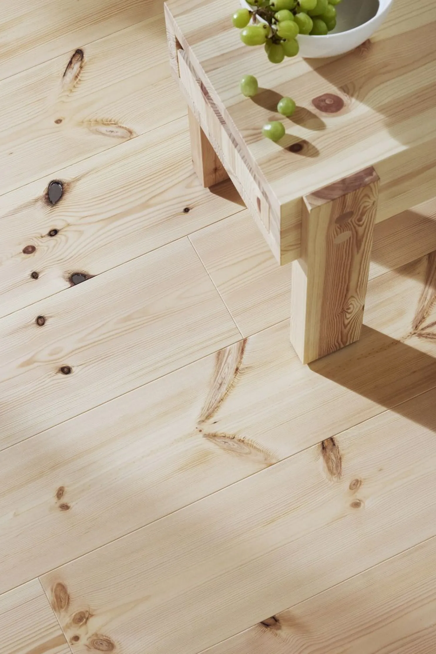 Parketti Timberwise mänty 1S hiottu öljyvahattu