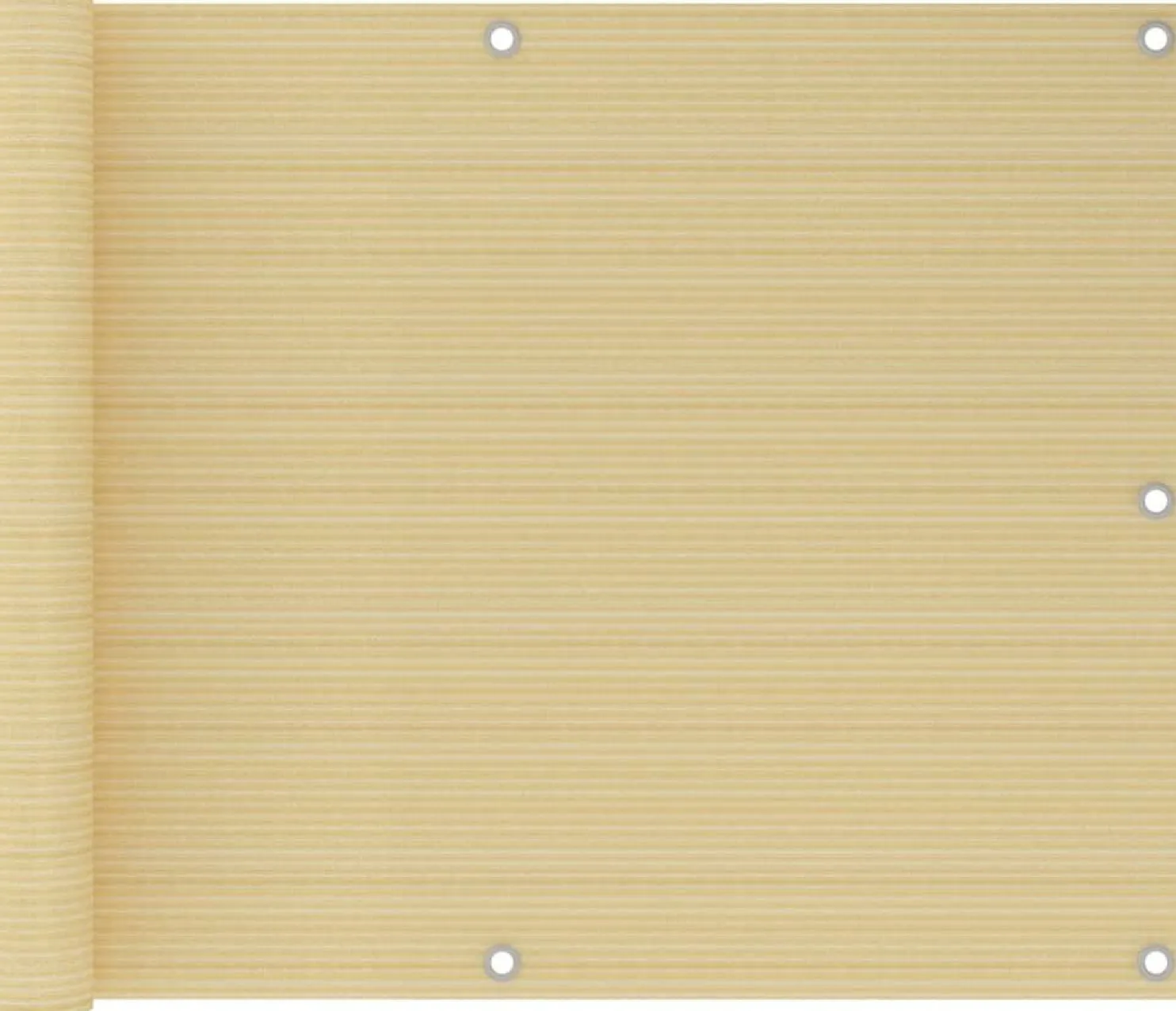 Parvekkeen suoja beige 75x400 cm hdpe
