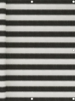Parvekkeen suoja hdpe 120x500 cm antrasiitti ja valkoinen