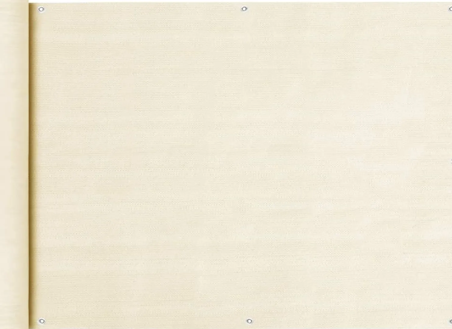 Parvekkeen suoja kerma 75x300 cm hdpe