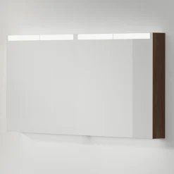 Peilikaappi INR Stage Plus 140, Dark Oak, 4 ovea, pistorasia
